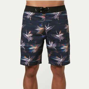 O’Neill Hyperfreak Bird of Paradise Printed Board Shorts